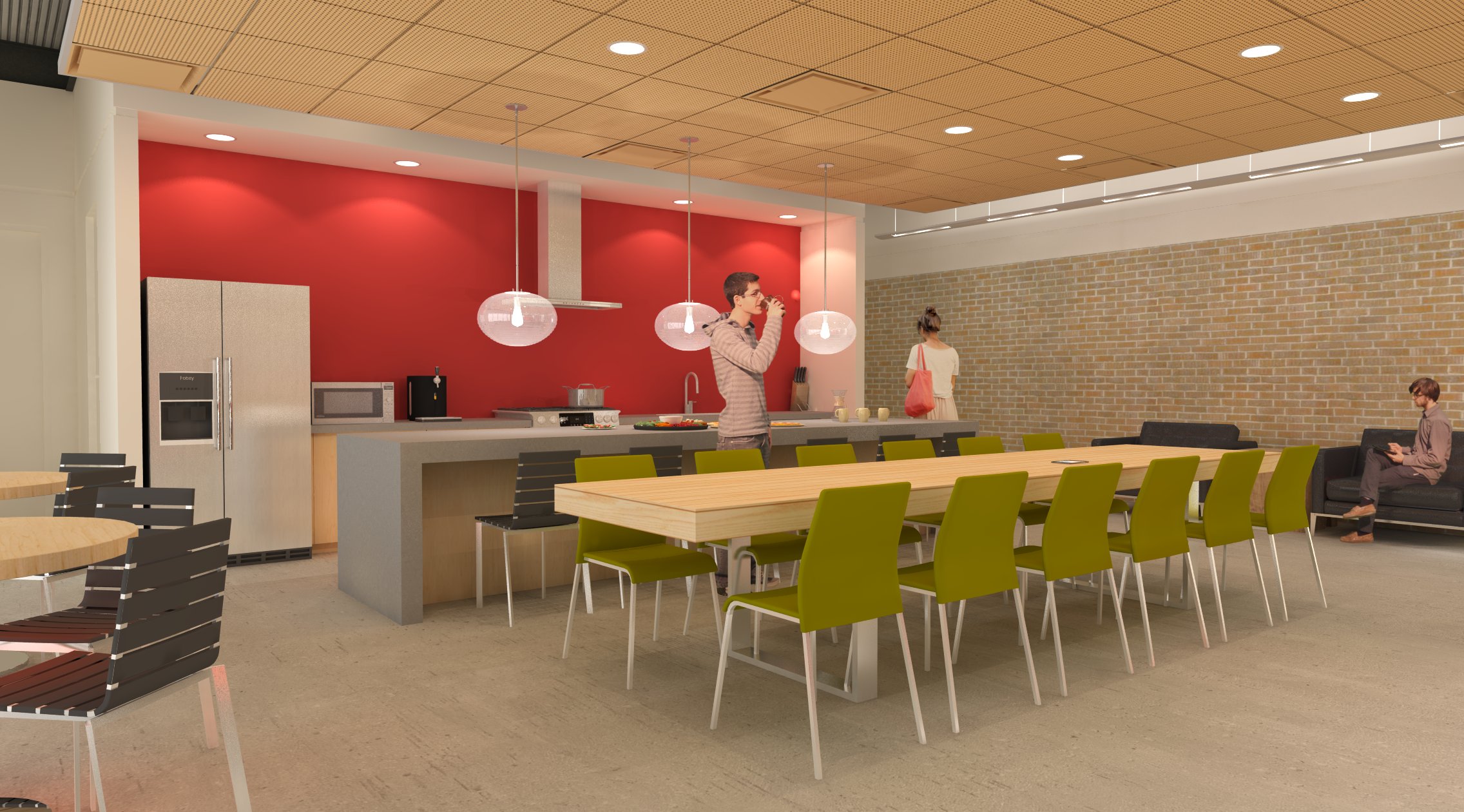 Break room rendering