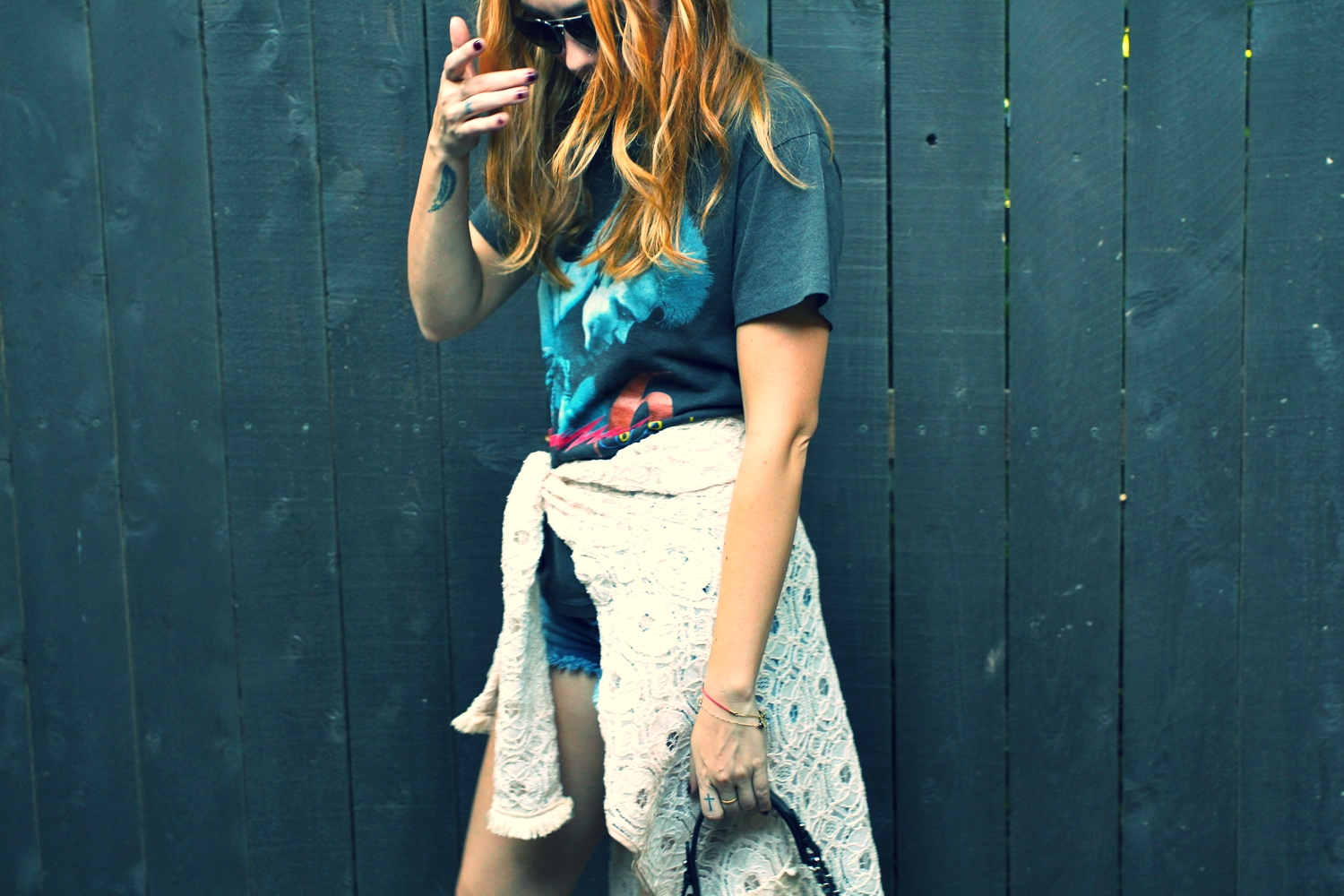 T-Shirt - vintage | Shorts - Dittos | Jacket - | photos by Sarah Hardcastle