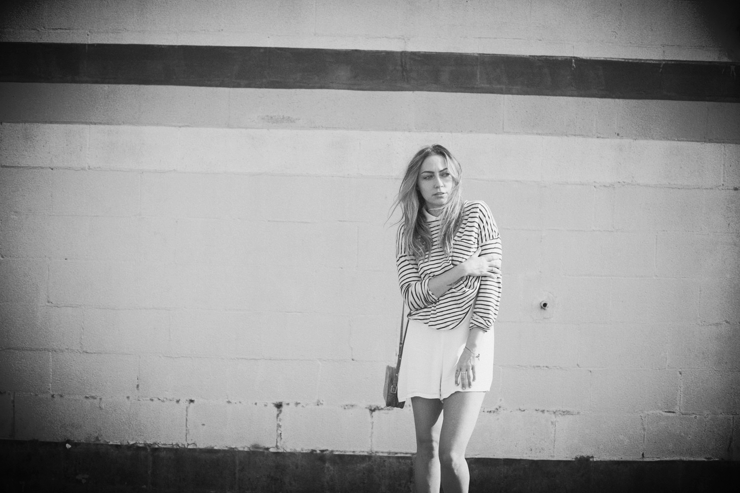 Romper - Reformation | Top - Vince | Bag - Rovimoss | Shoes - Jeffrey Campbell || photos by Blythe Thomas