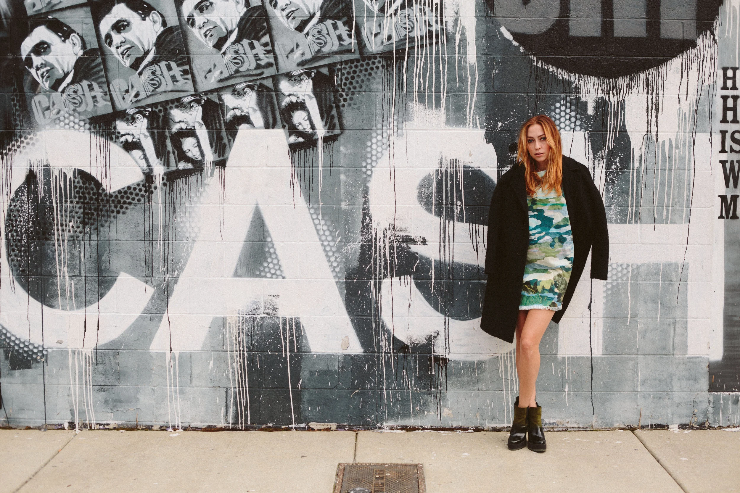 Dress - Cameo The Label | Boots - Miista | Coat - Saint Laurent || photos by Susannah Brittany
