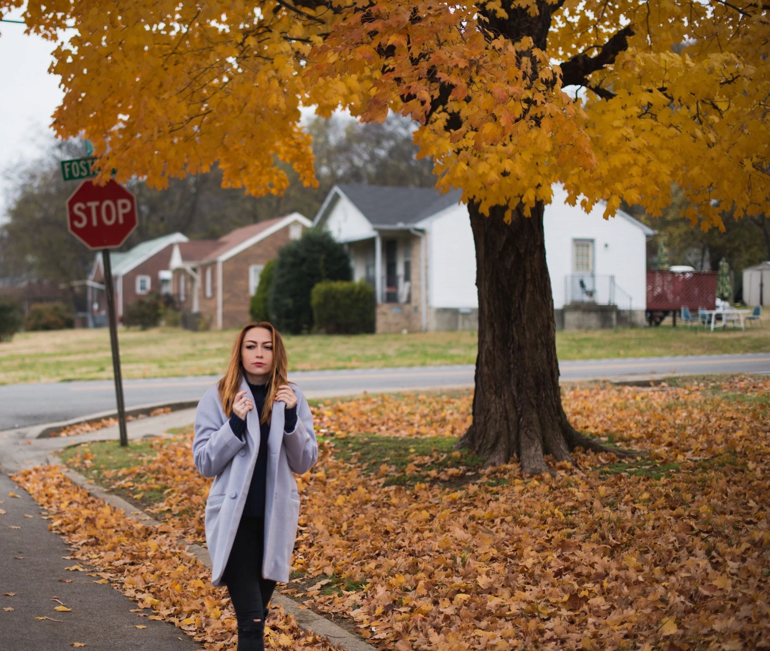 Coat - Reformation | Sweater - Style Stalker | Jeans - Topshop | Shoes - Enzo Angiolini || photos by Blythe Thomas