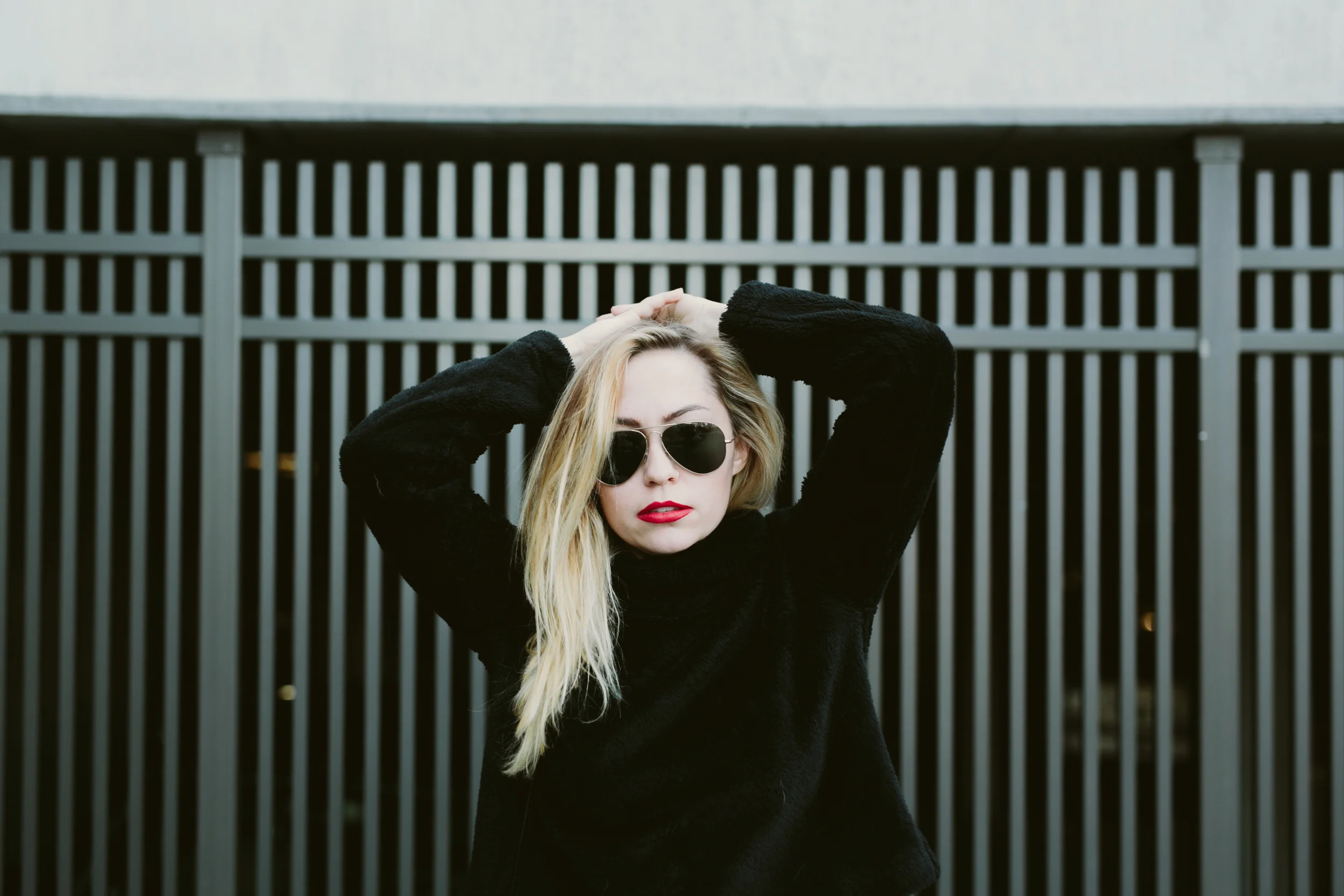 Sweatshirt - Reformation | Shorts - The Kooples | Shoes - Senso | Bag - Givenchy || photos by Amber Ulmer