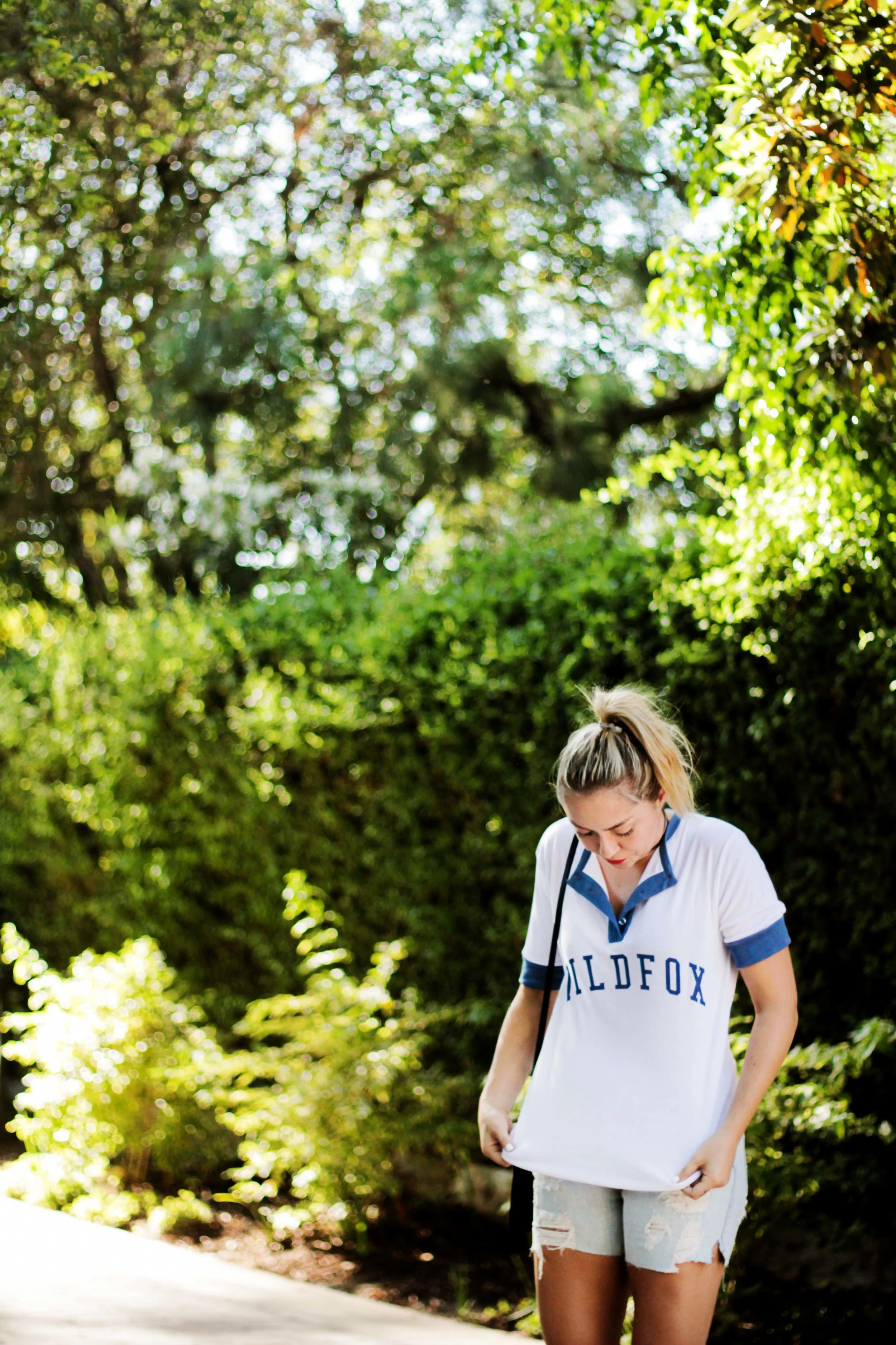Top - Wildfox | Shorts - RES Denim | Shoes - Windsor Smith | Bag - Balenciaga | Choker - Eddie Borgo || photos by Tarina Doolittle