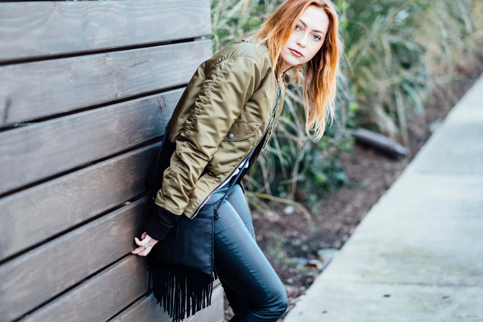 Top - NYTT | Jacket - Cockpit USA | Pants - TopShop | Bag - Hobo | Shoes - Matisse photos by Will Vastine