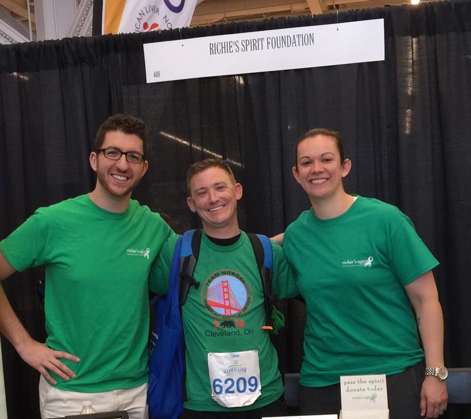 Meghan and Jordan caught up with RSF Board Member, Dr. Scott Pinner, a double-lung recipient who was competing in the games. Way to go, Scott!