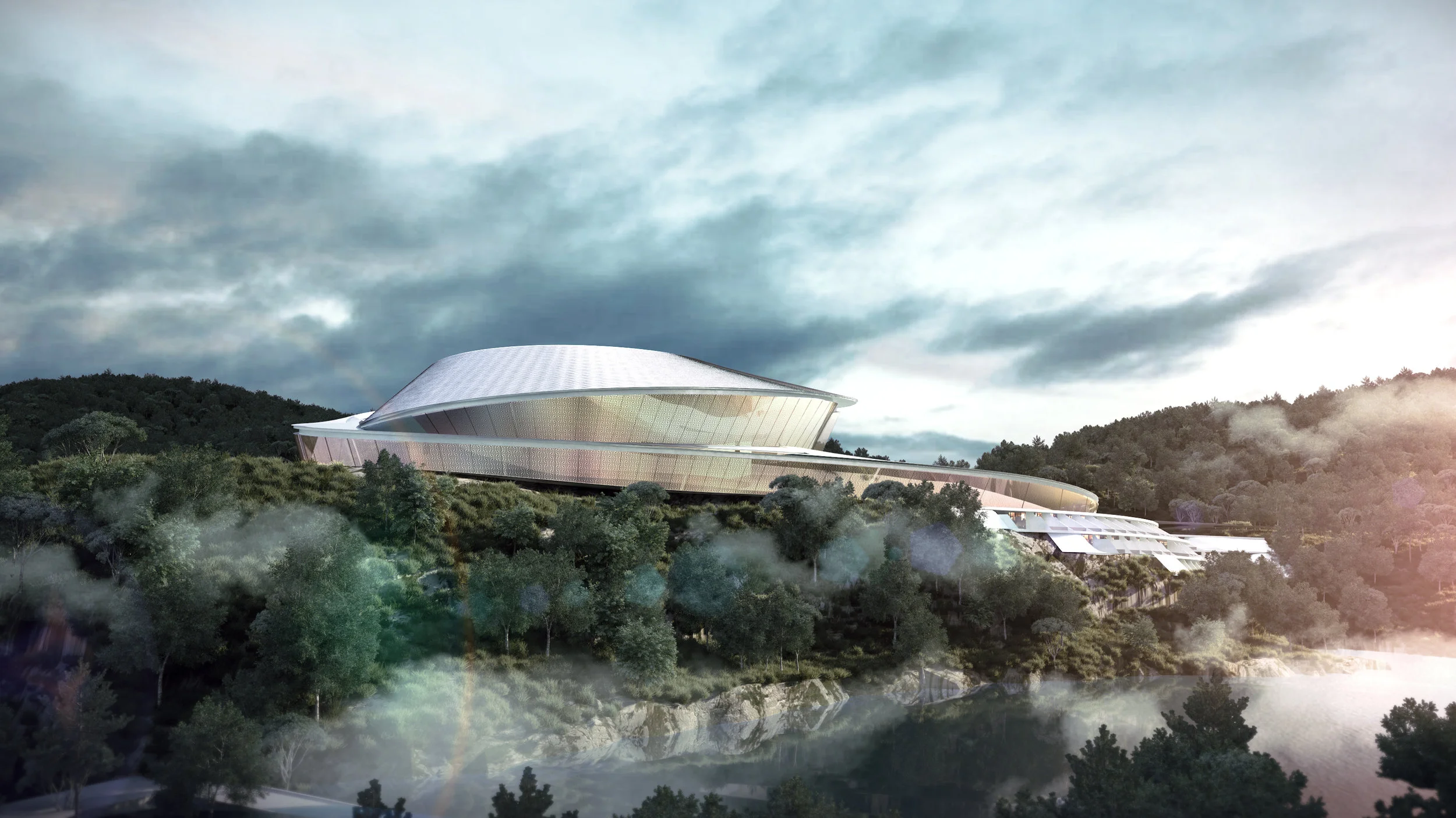 Hakka Performance Hall & Hotel by Synthesis Design + Architecture