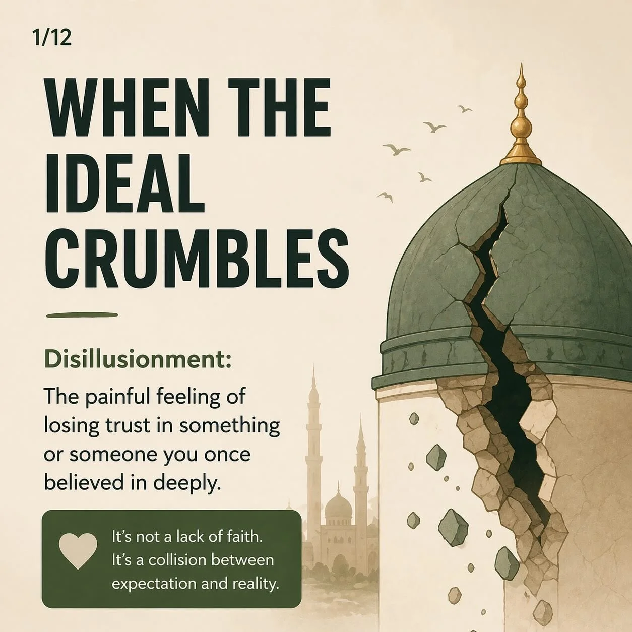 When Muslim Spaces Disappoint You - Disillusionment is the beginning of a more honest relationship with the God. #muslim #masjid #deen #toxic #truth