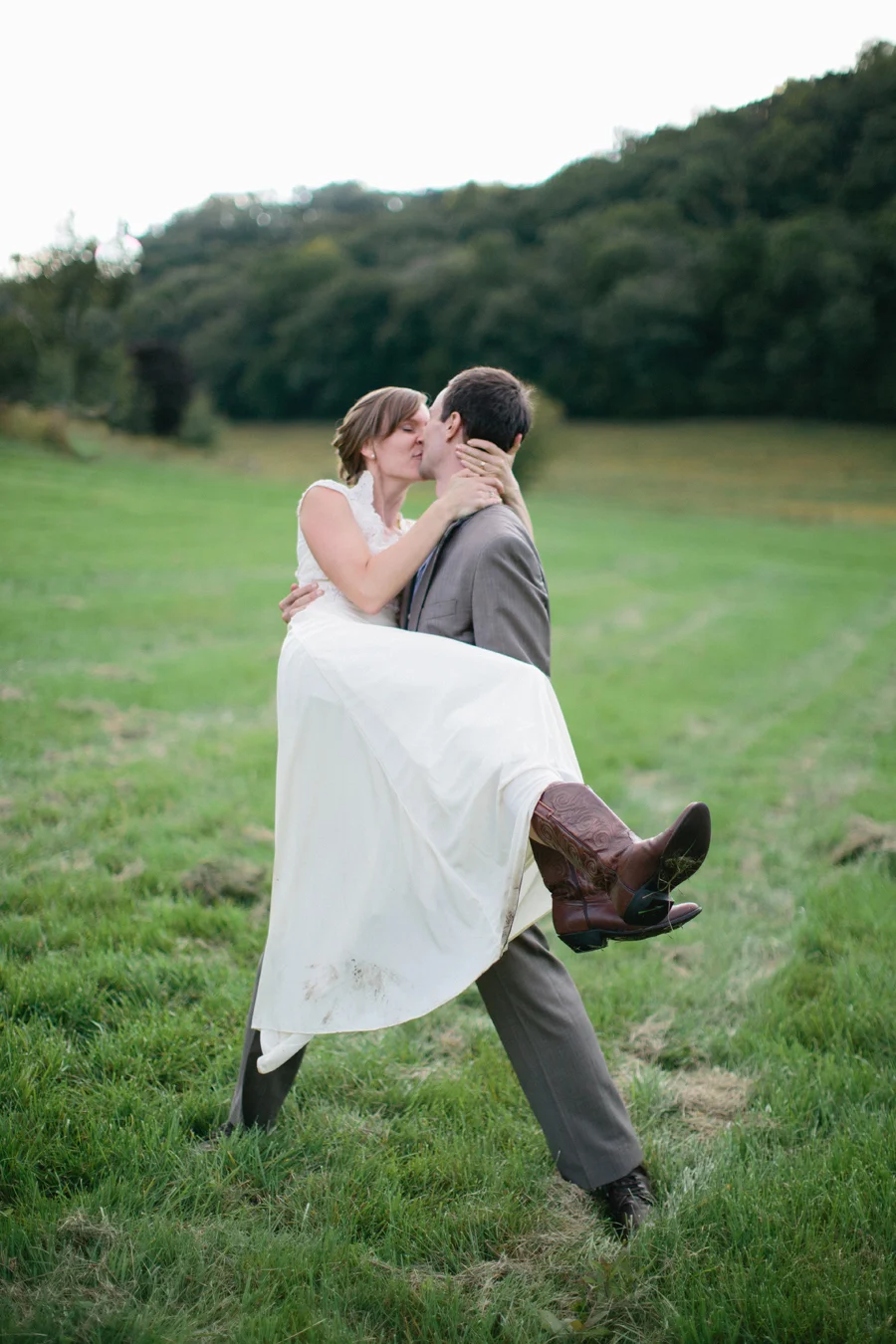 Dan + Courtney's Homegrown Family Farm Wedding 