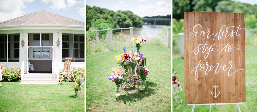 Desiree And Jake S Sweet Nautical Inspired Wedding Stone Cellar