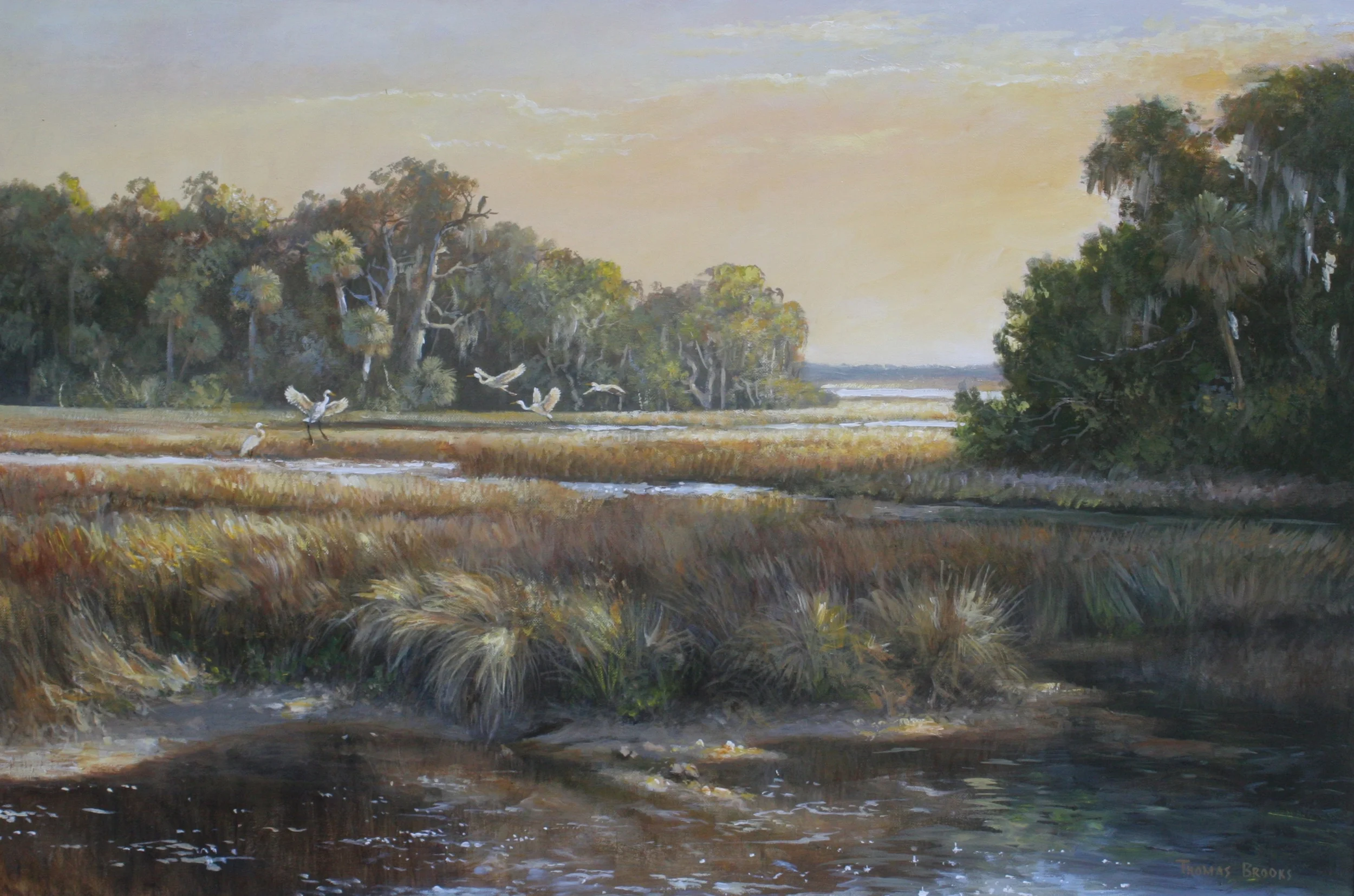 Marsh Residents - 24x36  SOLD