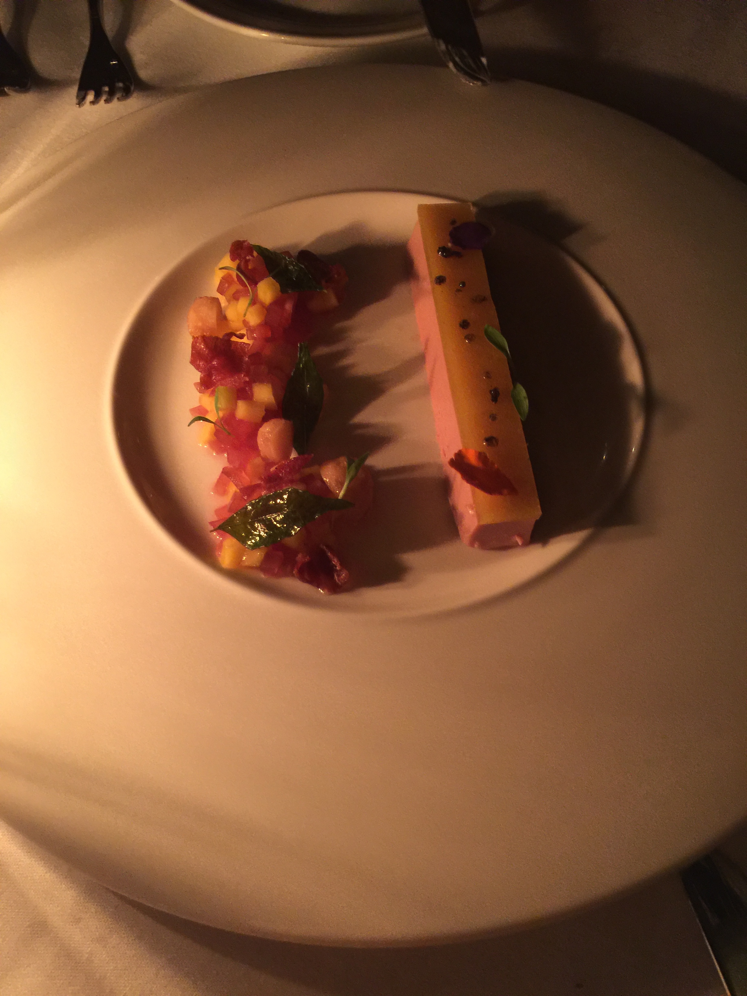 The FOOD.. most of which is locally sourced or grown on the 16 acre property.