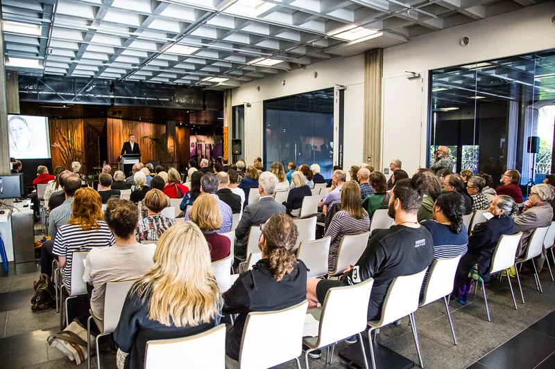 Delivering the 2018 Lilburn Memorial Lecture, 2 November 2017, National Library of New Zealand, Wellington.