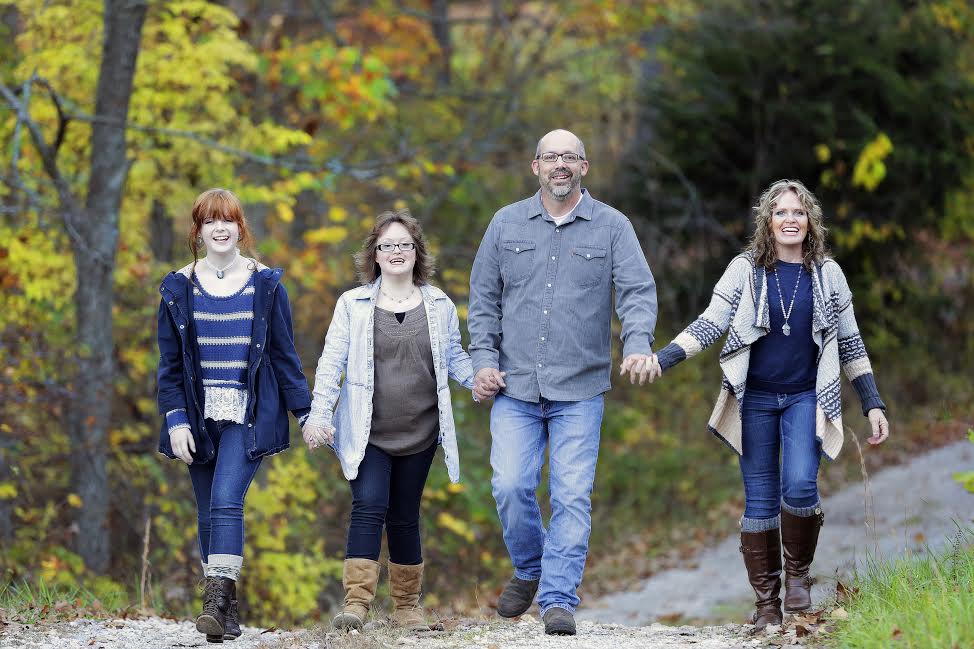 Pictured left to right, Samantha, Tabatha, Chris and Debra.