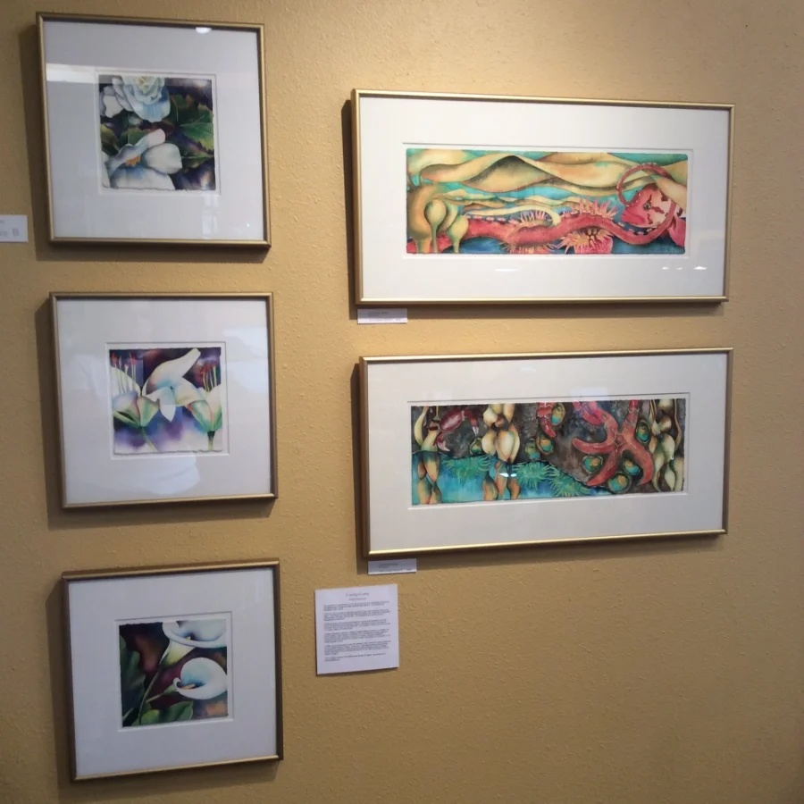 My work at 4th Street Studio &amp; Gallery in Manzanita, Oregon