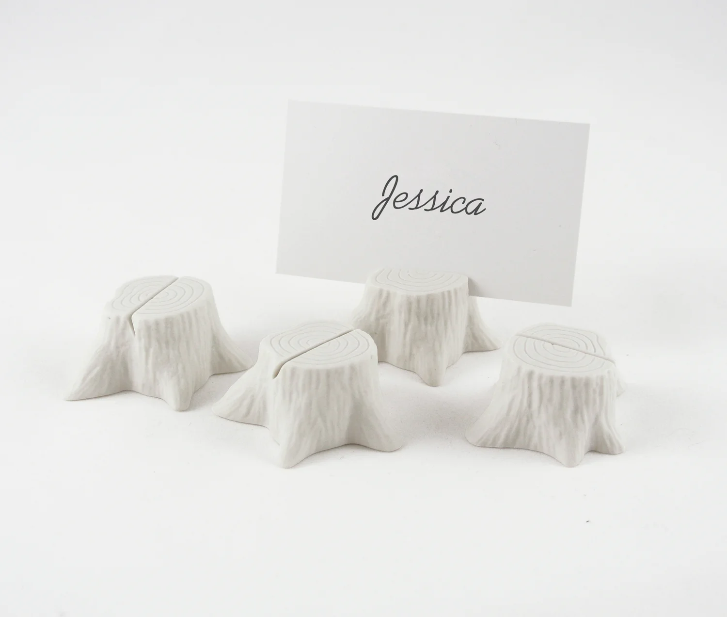 Tree Stump Place Card Holder