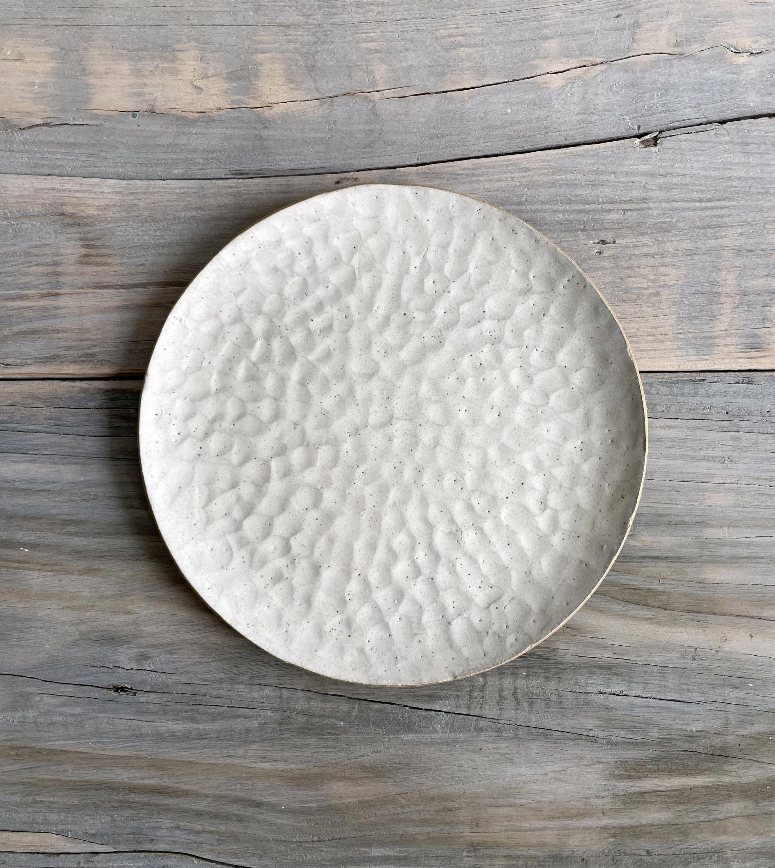 7.75" Salad Plate in Matte white