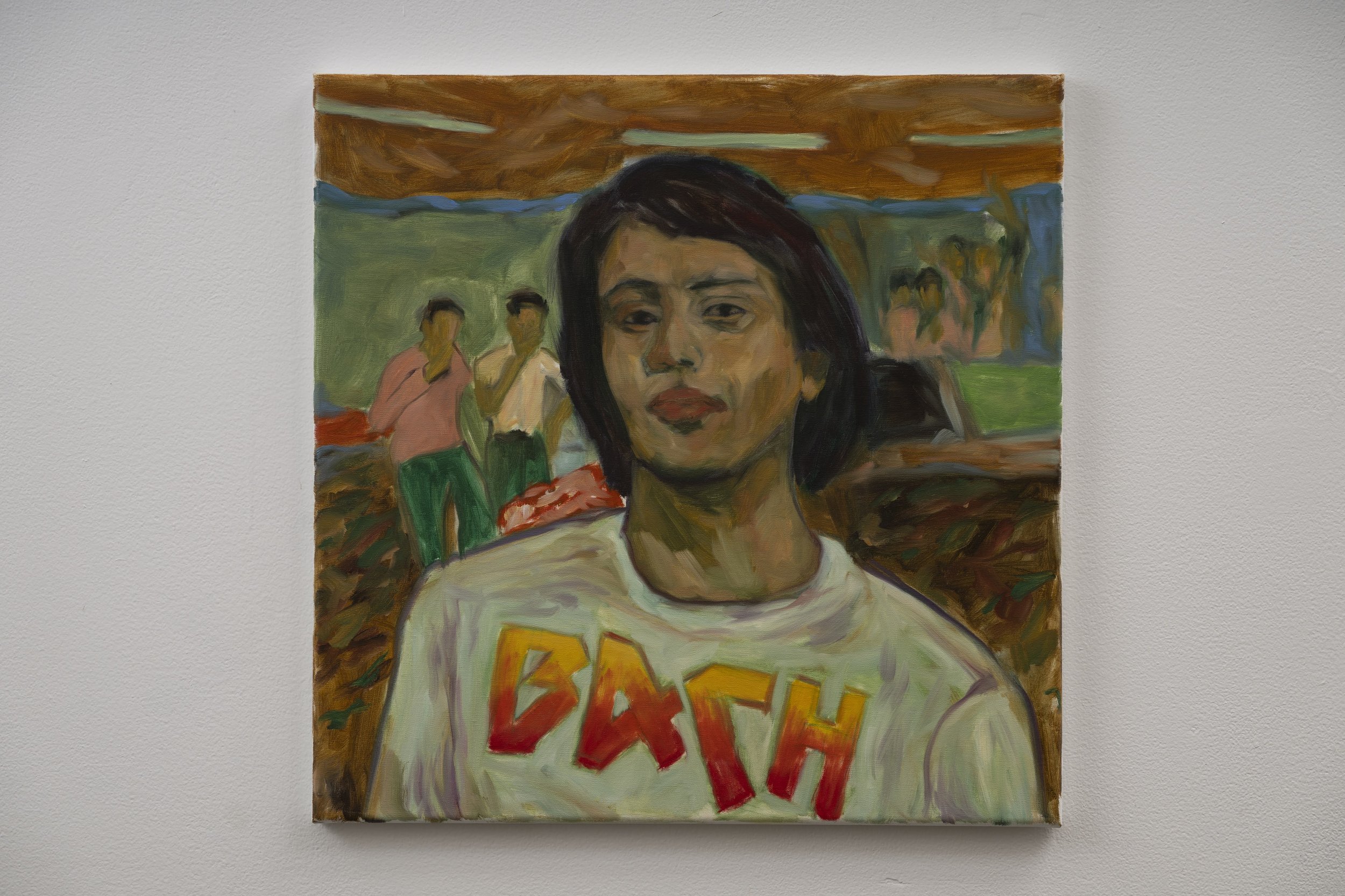   Untitled 1303 (BACH) , 2024, oil on linen, 20x20in (50.8x50.8cm) 