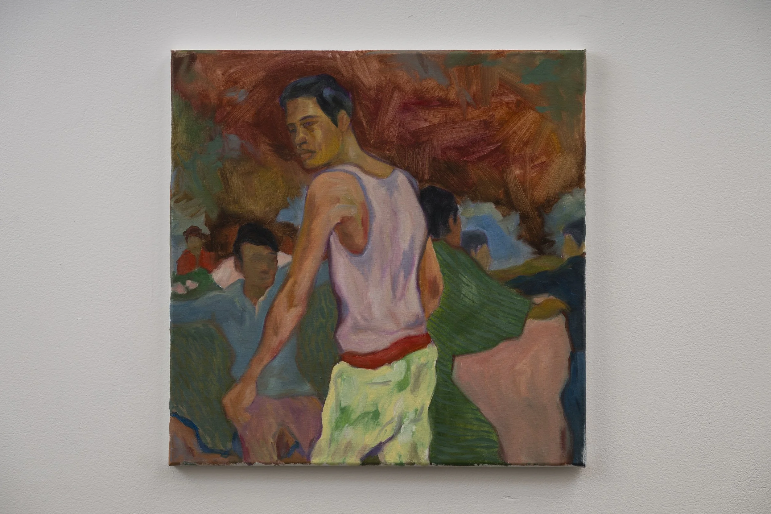   Untitled 1304 , 2024, oil on linen, 20x20in (50.8x50.8cm) 