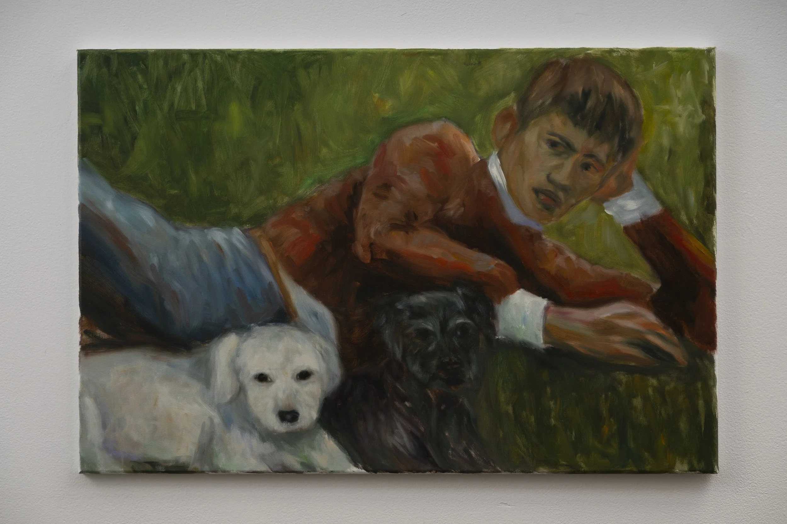   Prospect Park 1293 , 2024, oil on linen, 30x20in (76.2x50.8cm) 