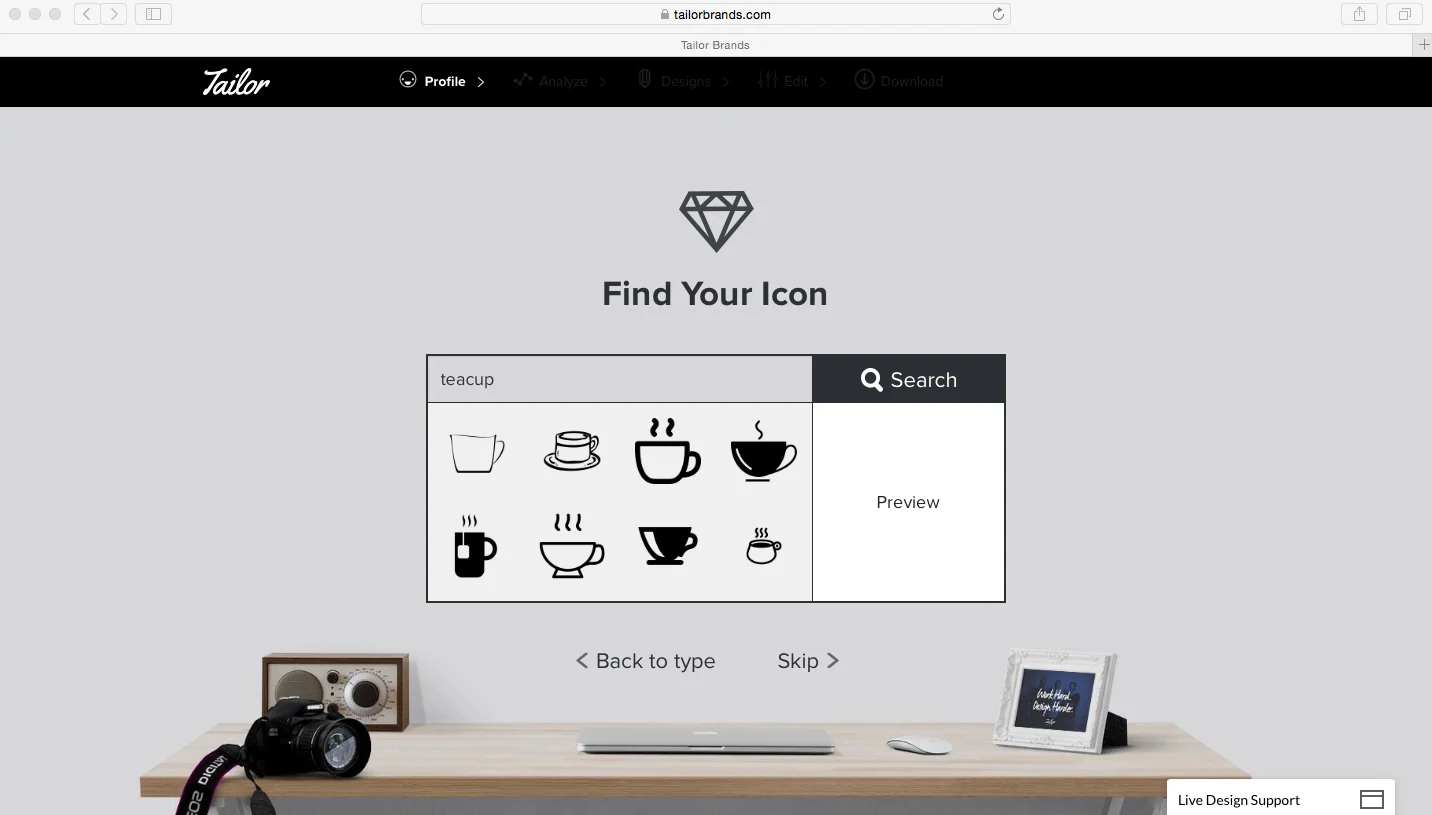 There's more teacup options than meets the eye here, you just have to scroll down in the icon box.