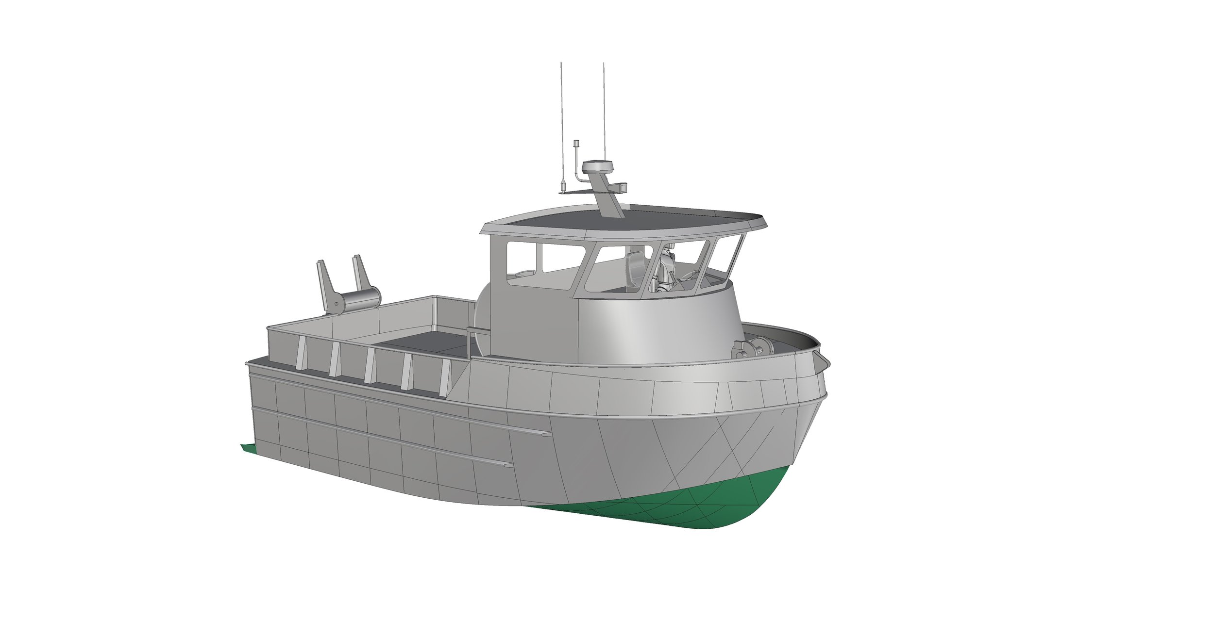 32' x 16' Aluminum Bristol Bay — Coastwise Marine Design Inc.
