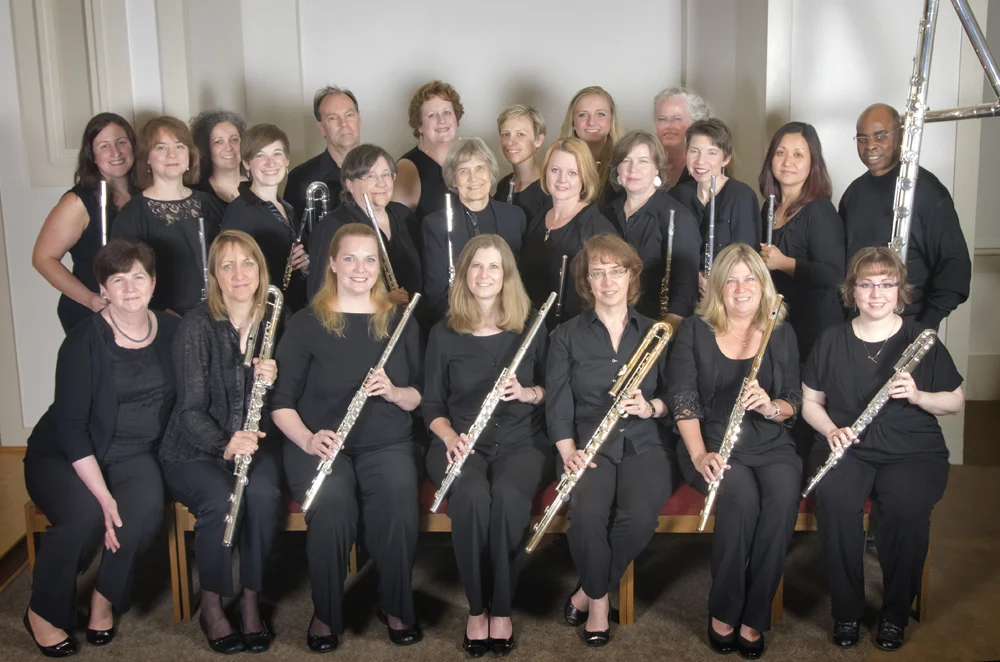 The Woodbridge Flute Choir plays Melange of Neumes