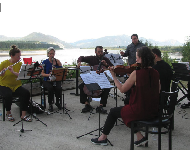 Sound of the Quest: Piece celebrating sled dog race performed at Eagle checkpoint