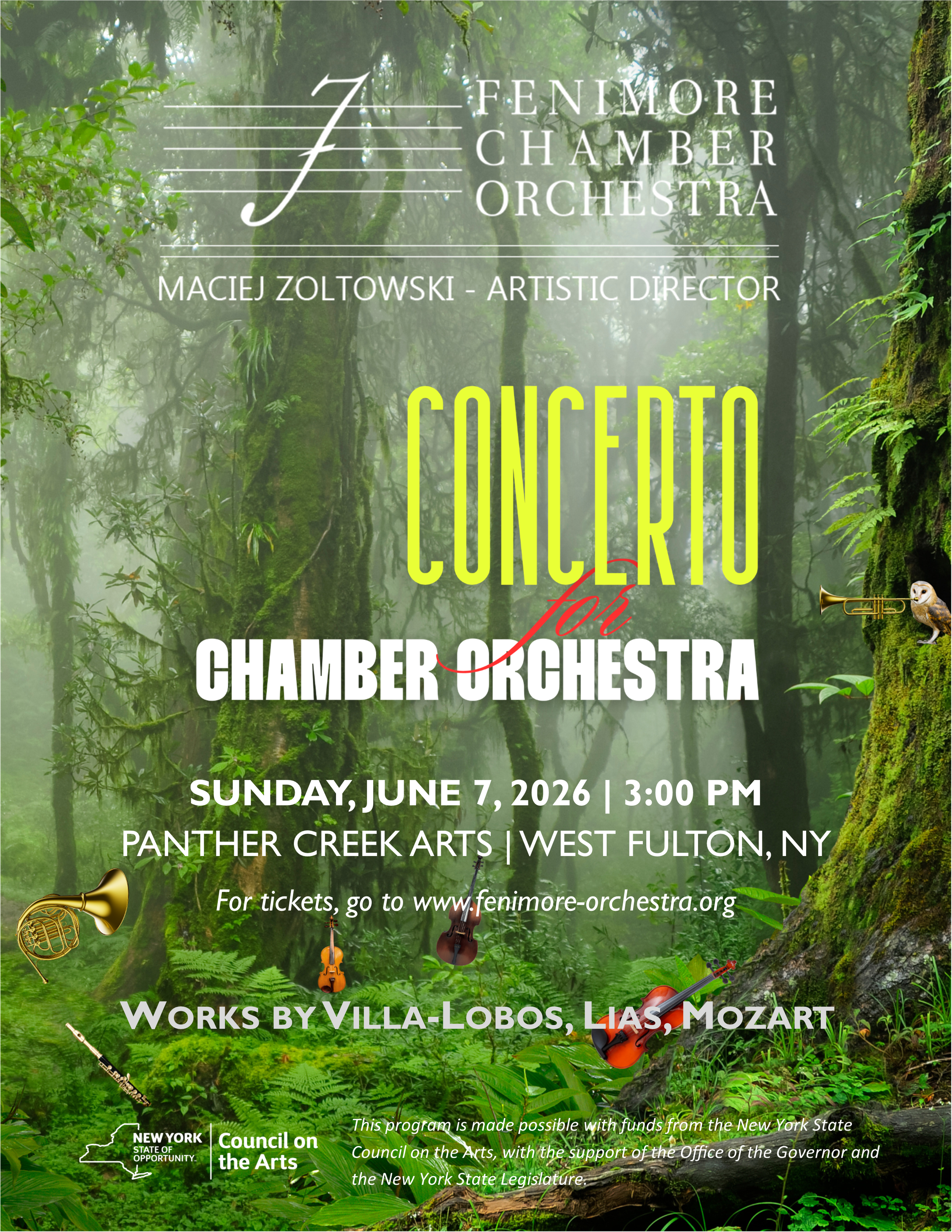Premiere of New Work by the Fenimore Chamber Orchestra
