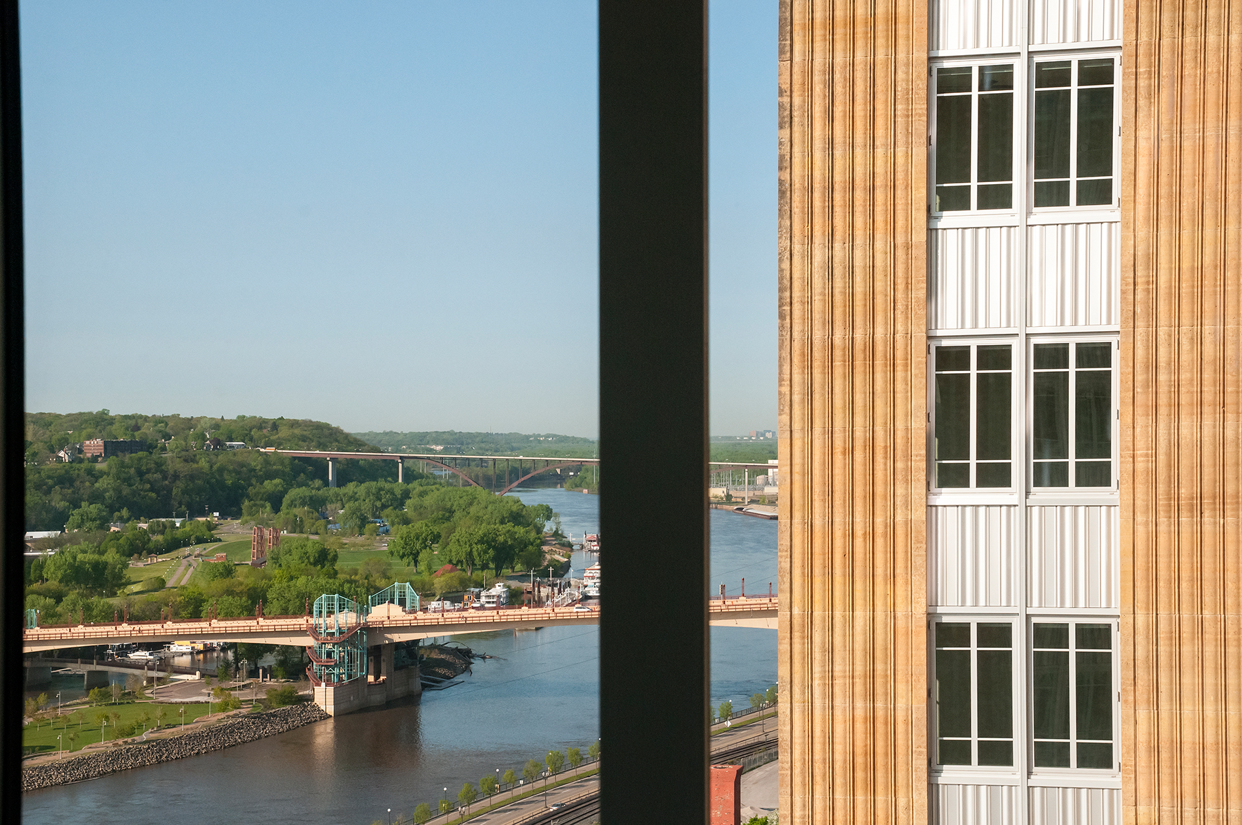 View of the Mississippi River