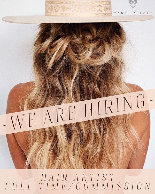 VANILLA LOFT IS HIRING 🧡 we are are looking for a new artist to join our team of artists ✨ more infos about the position on our latest @vanillaloft post 🙋🏻&zwj;♂️ #vanillaloft #vancouverhairsalon #vancouverhairstylist #vancouvercolourist #northvan