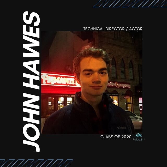 Last but certainly not least in our senior showcase: JOHN HAWES! John, good luck on your engineering endeavors. And to our 12 amazing seniors: enjoy this pitstop before the next big stage&mdash;we are insanely proud of you.