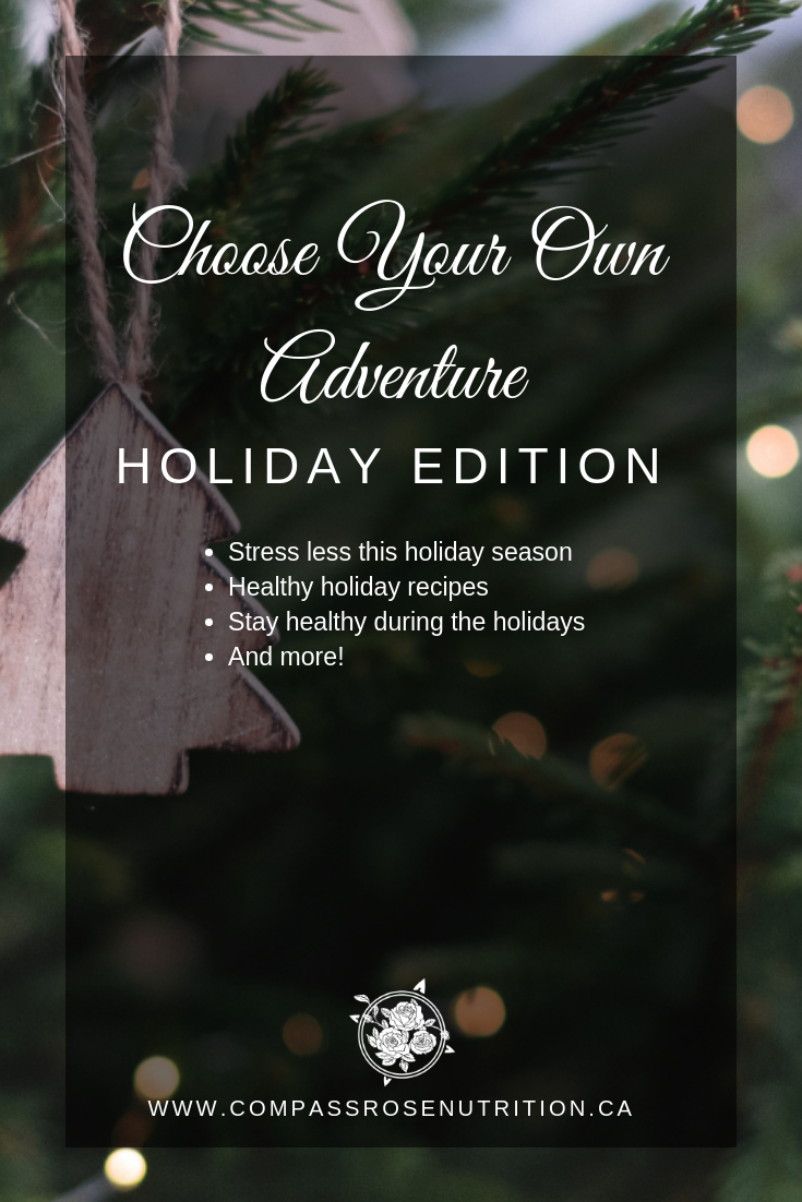 Choose your own adventure holiday addition - blog post graphic