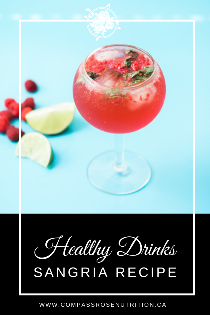 Healthy Sangria Spritzer Recipe — Compass Rose Nutrition & Wellness