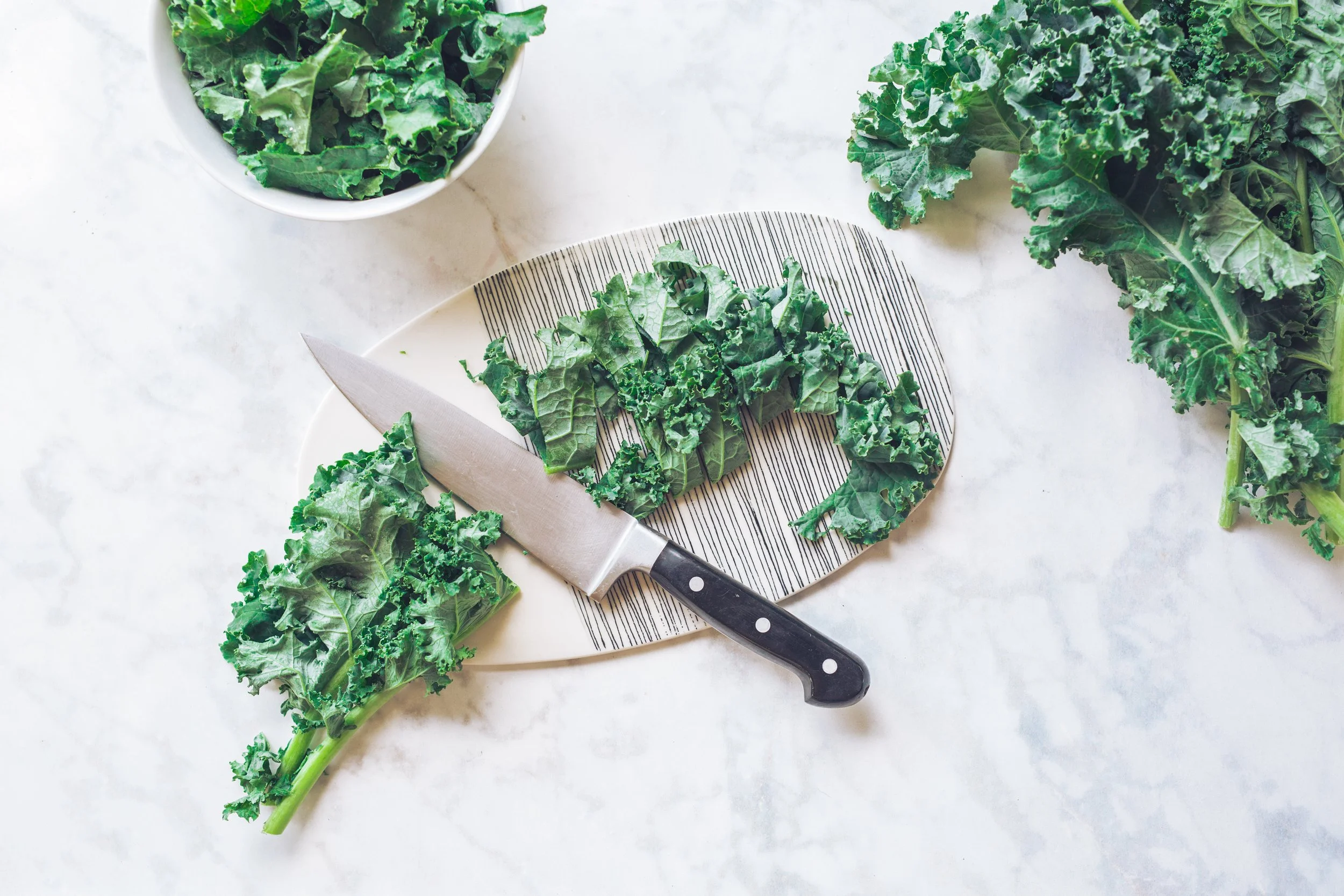 Kale Salad with Crispy Chickpeas Recipe