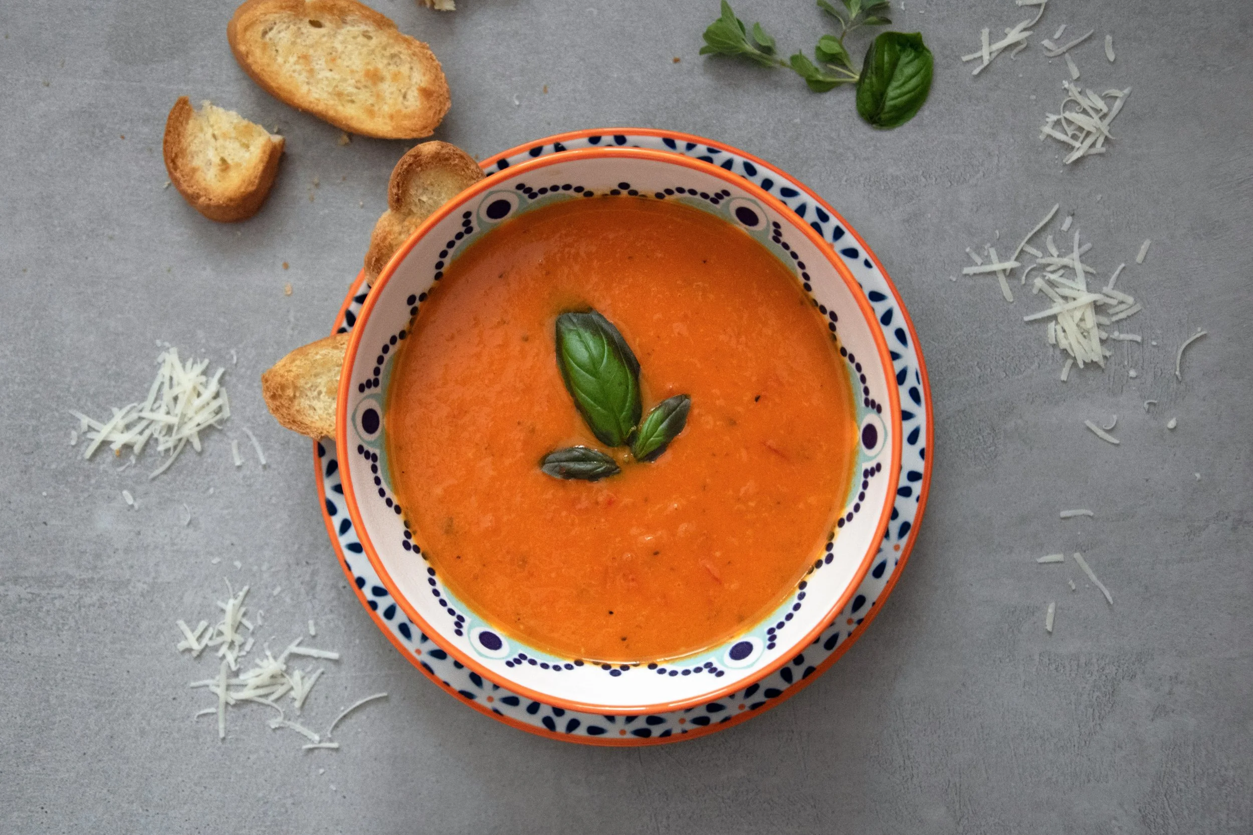 Creamy Tomato Basil Soup Recipe