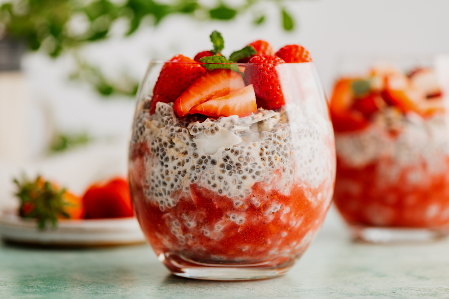 Strawberry Lemon Chia Pudding Recipe