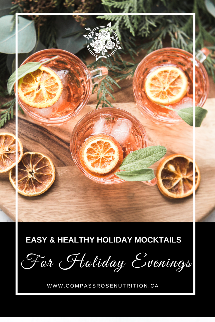 Easy & Healthy Holiday Mocktails