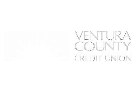 Ventura County Credit Union logo with a stylized sun rising behind a mountain.