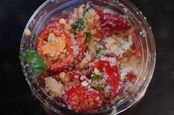Salt-Cured Hot Peppers 