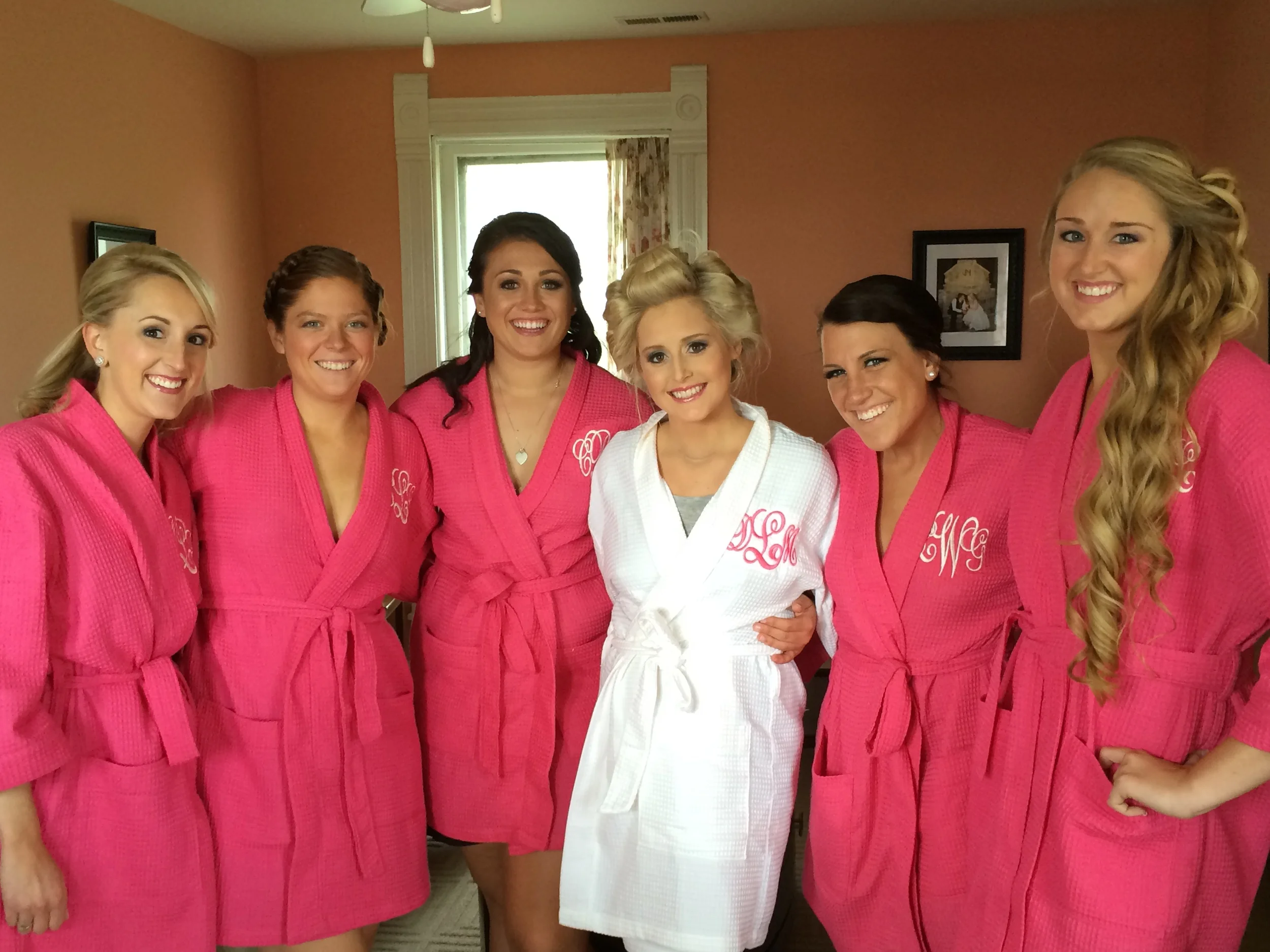 Getting the girls ready!