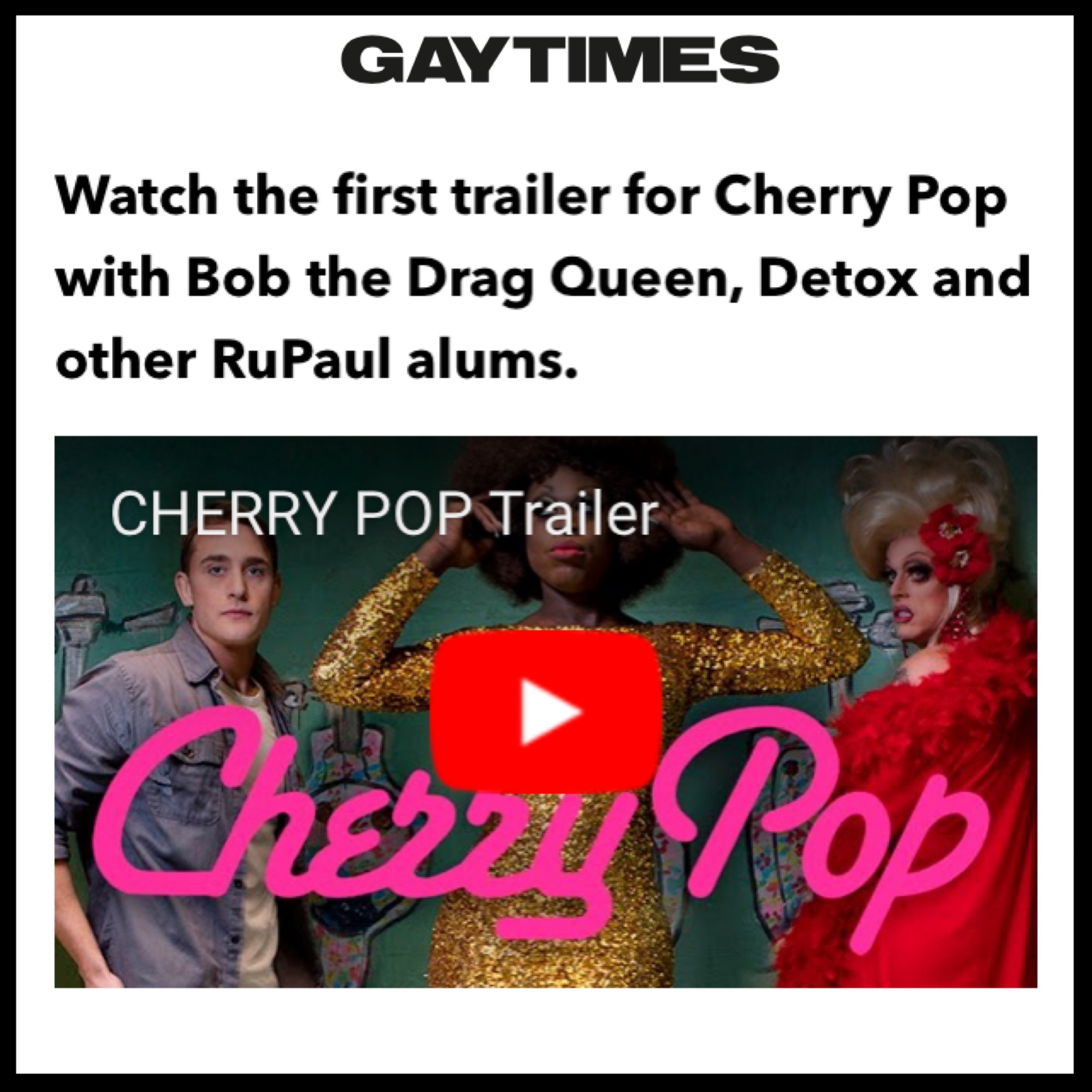 CHERRY POP FEATURE FILM PRESS —