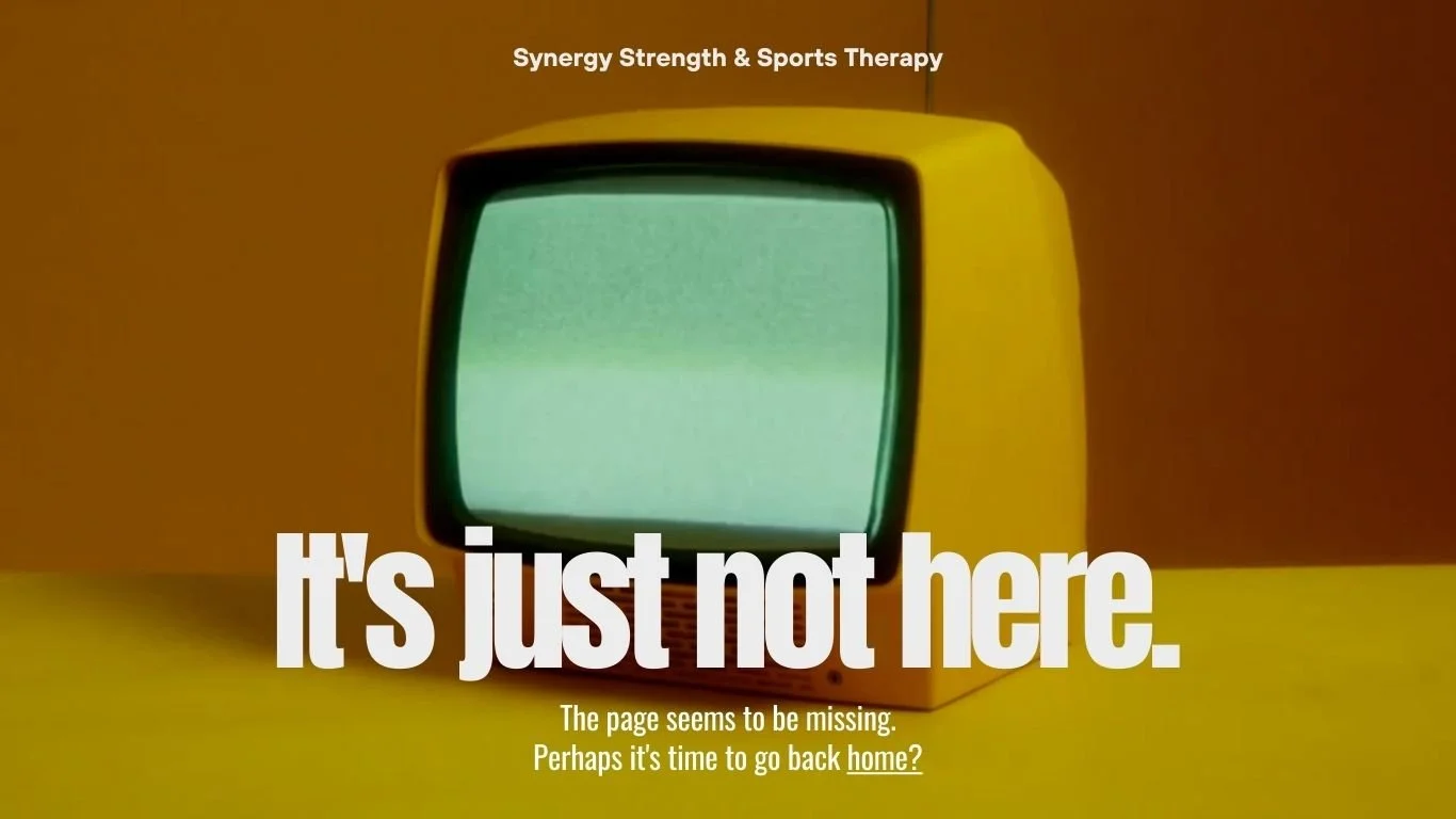 Synergy 404 landing page