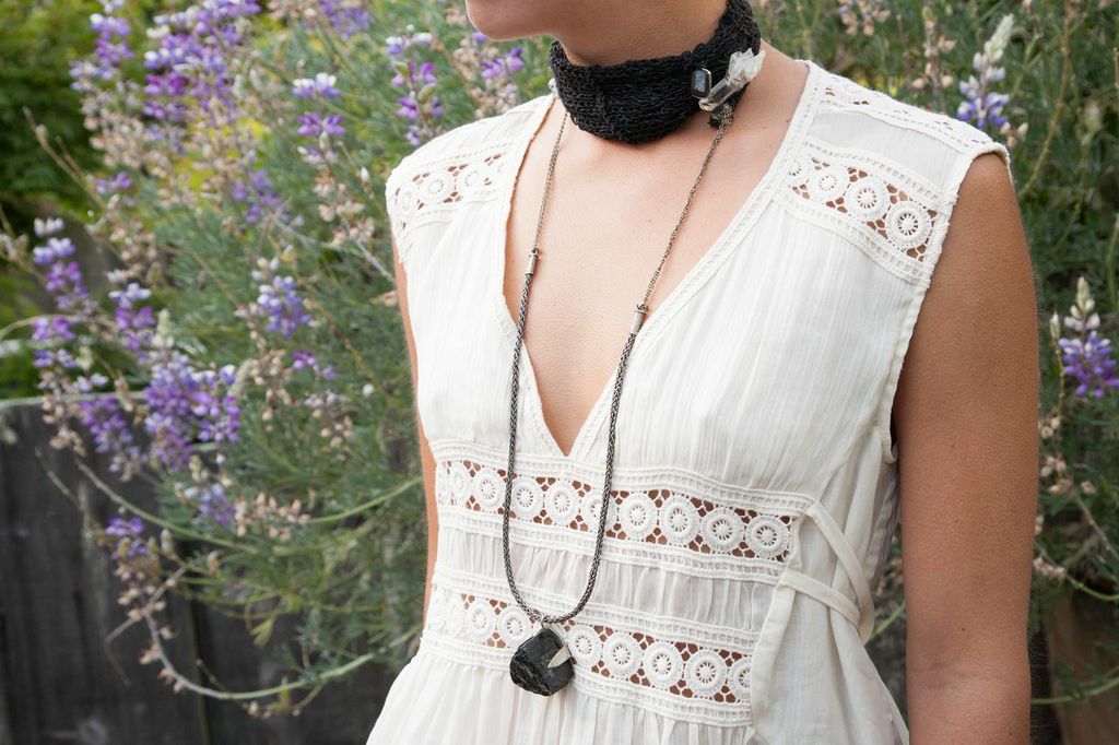 Knit Choker Necklace