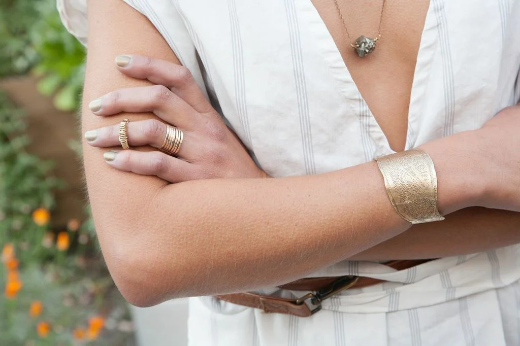 Lace Bug Bangle. Stacking Rings. Nuckle Ring