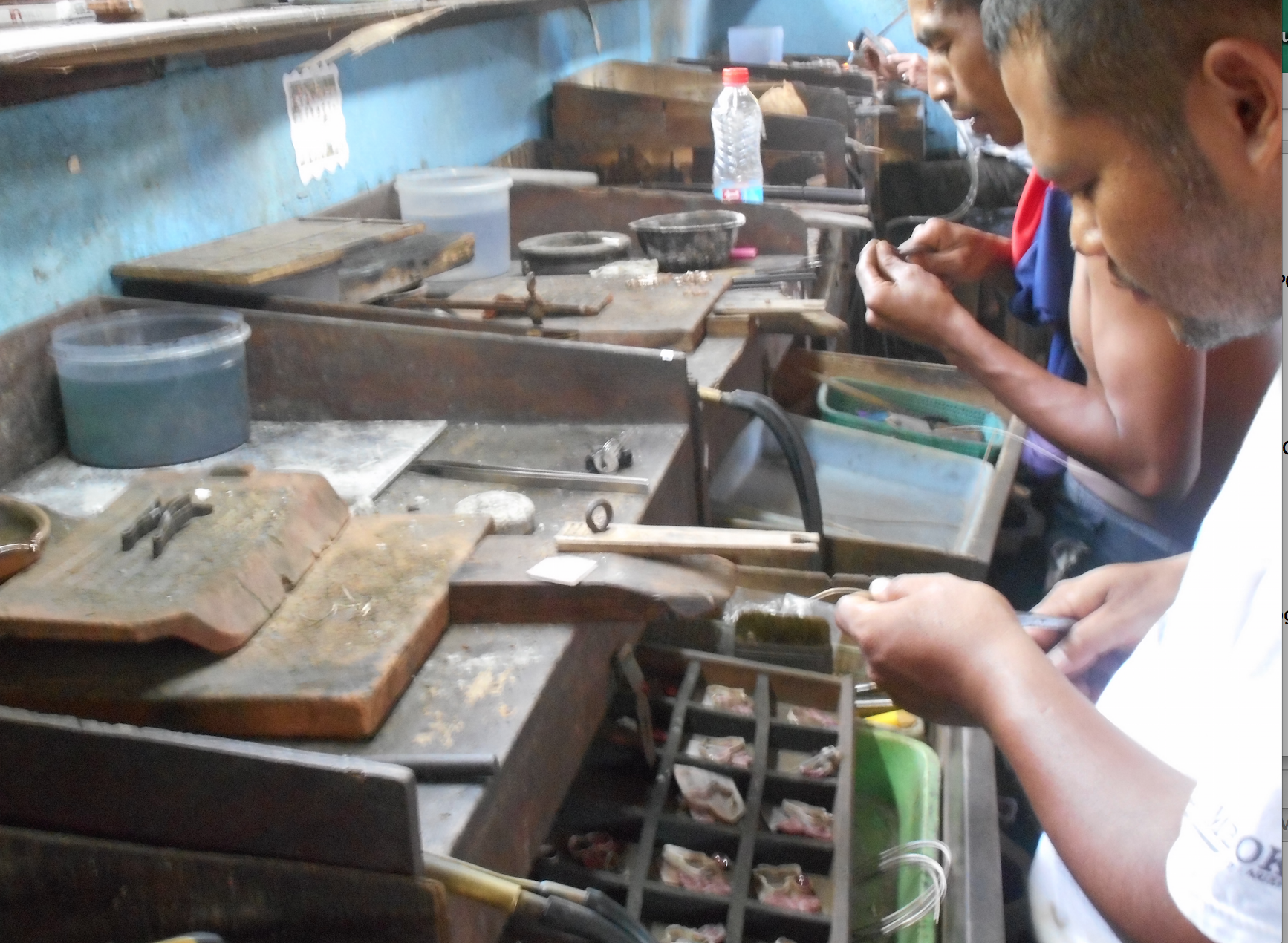 Shankari's hardworking production team.