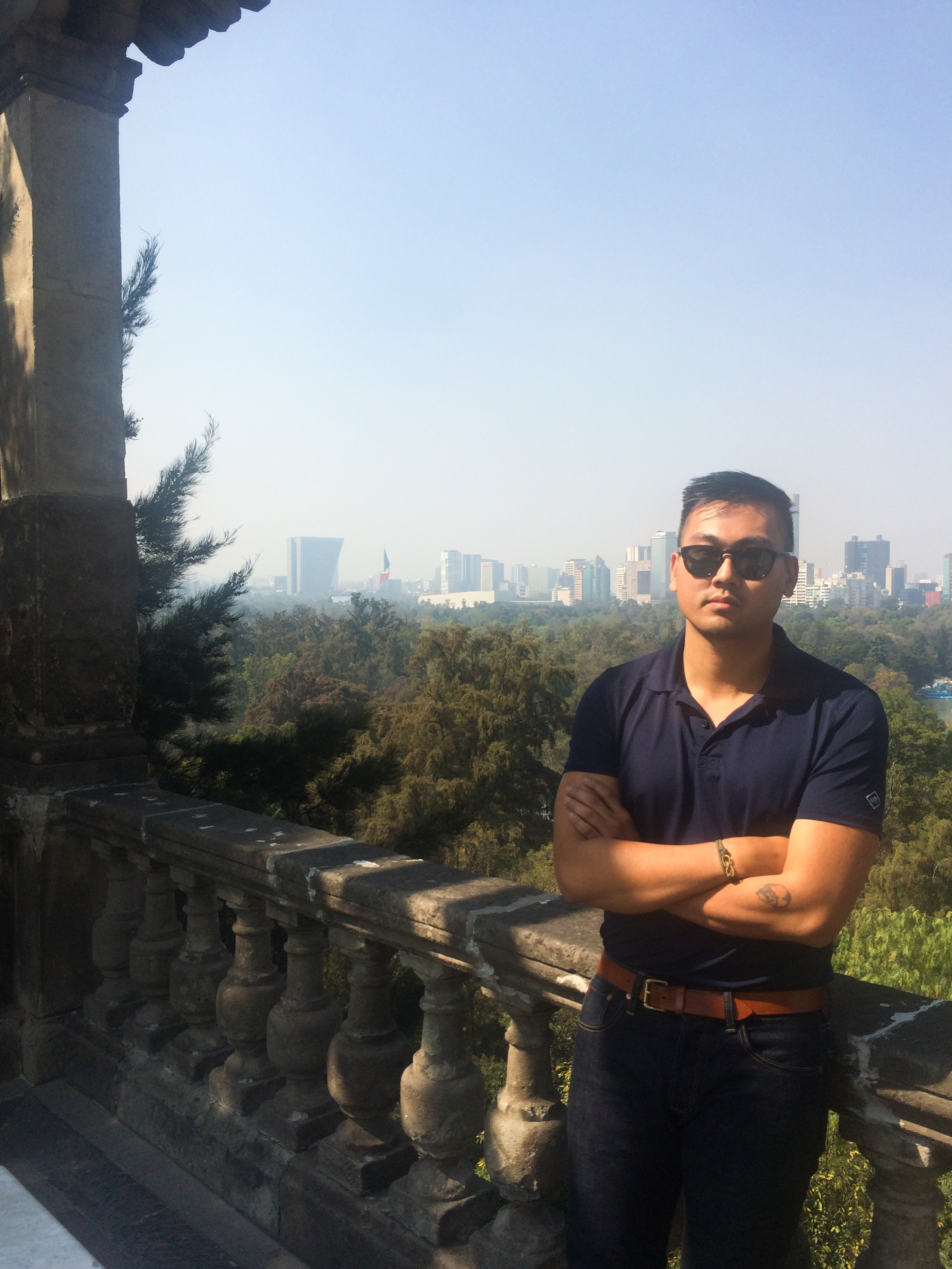 The view from Chapultepec Castle. 