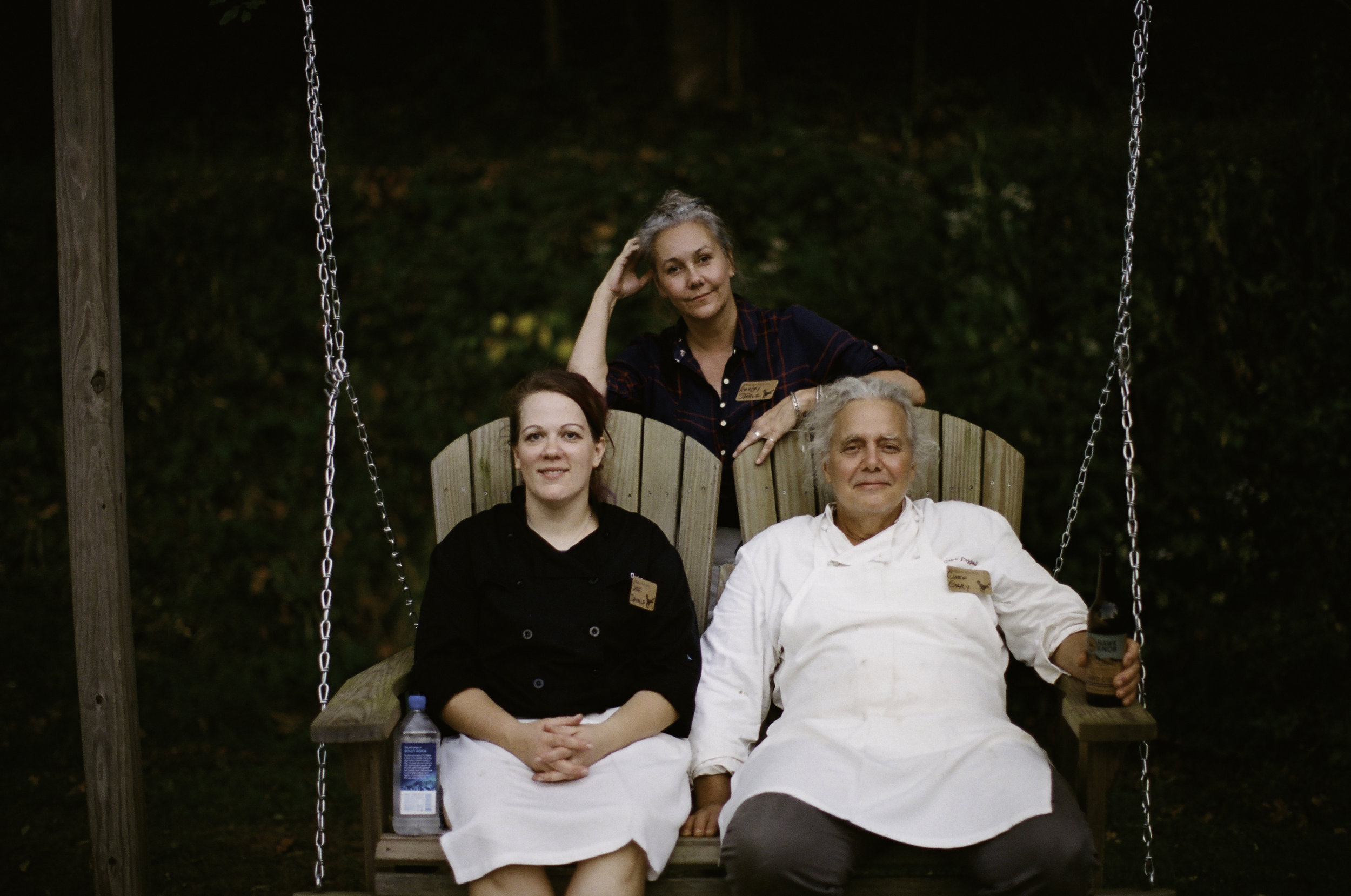  Keeley, Danielle, and Gary resting after a long day. "There’s a big difference between surviving and thriving but from the outside they can look really similar. Nobody that has made a choice of staying in this state and opening their own business ha