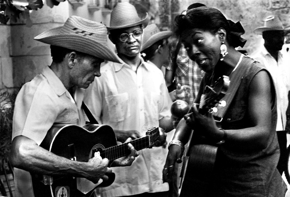 musicians in the streets of havanna , cuba 1999