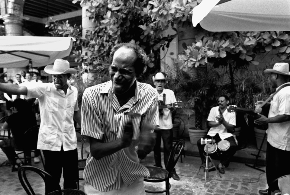 musicians in the streets of havanna , cuba 1999