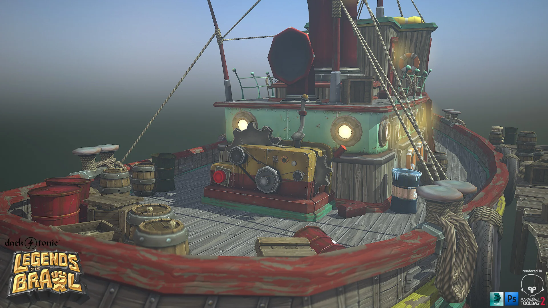 Legends of the Brawl - Tugboat and Docks